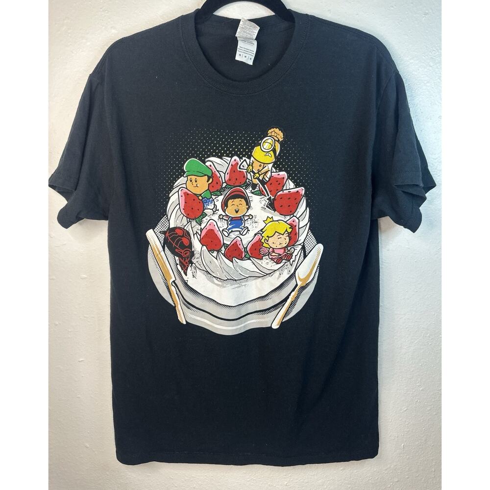 Shortcake Party Mens 1-Up Sub Box Medium Chibi Mario Princess Peach Minions